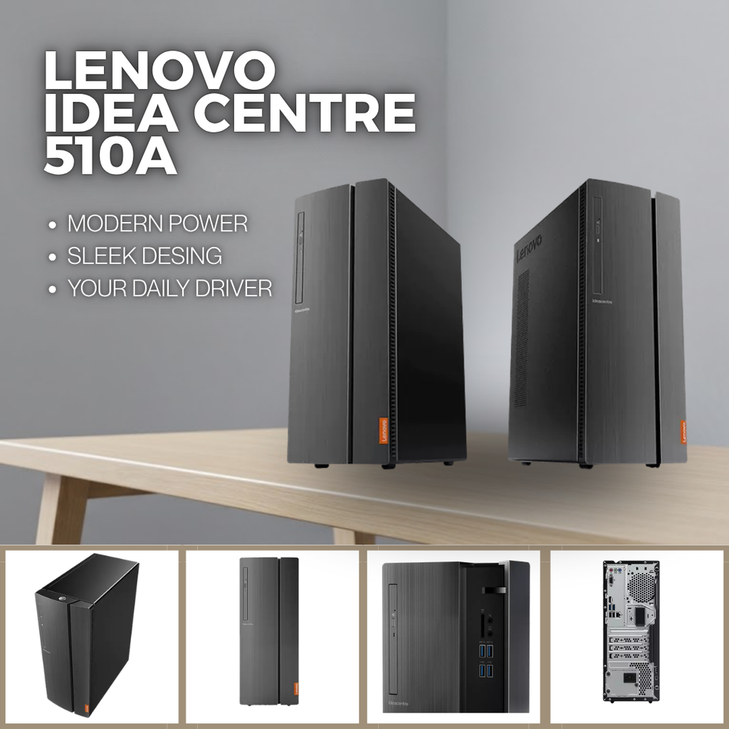 Lenovo IdeaCentre 510A Tower | PC de Escritorio Rendimiento y Estilo