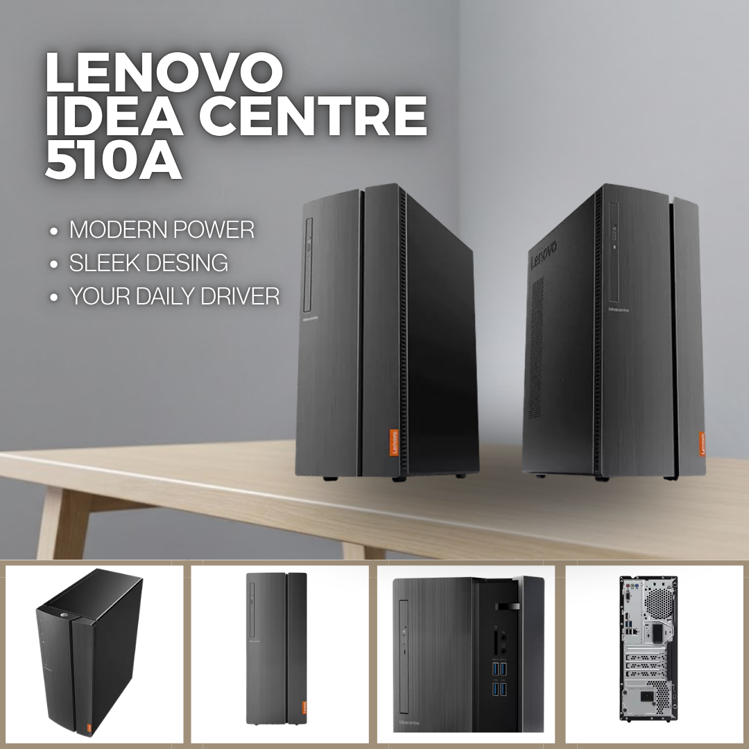 Lenovo IdeaCentre 510A Tower | PC de Escritorio Rendimiento y Estilo