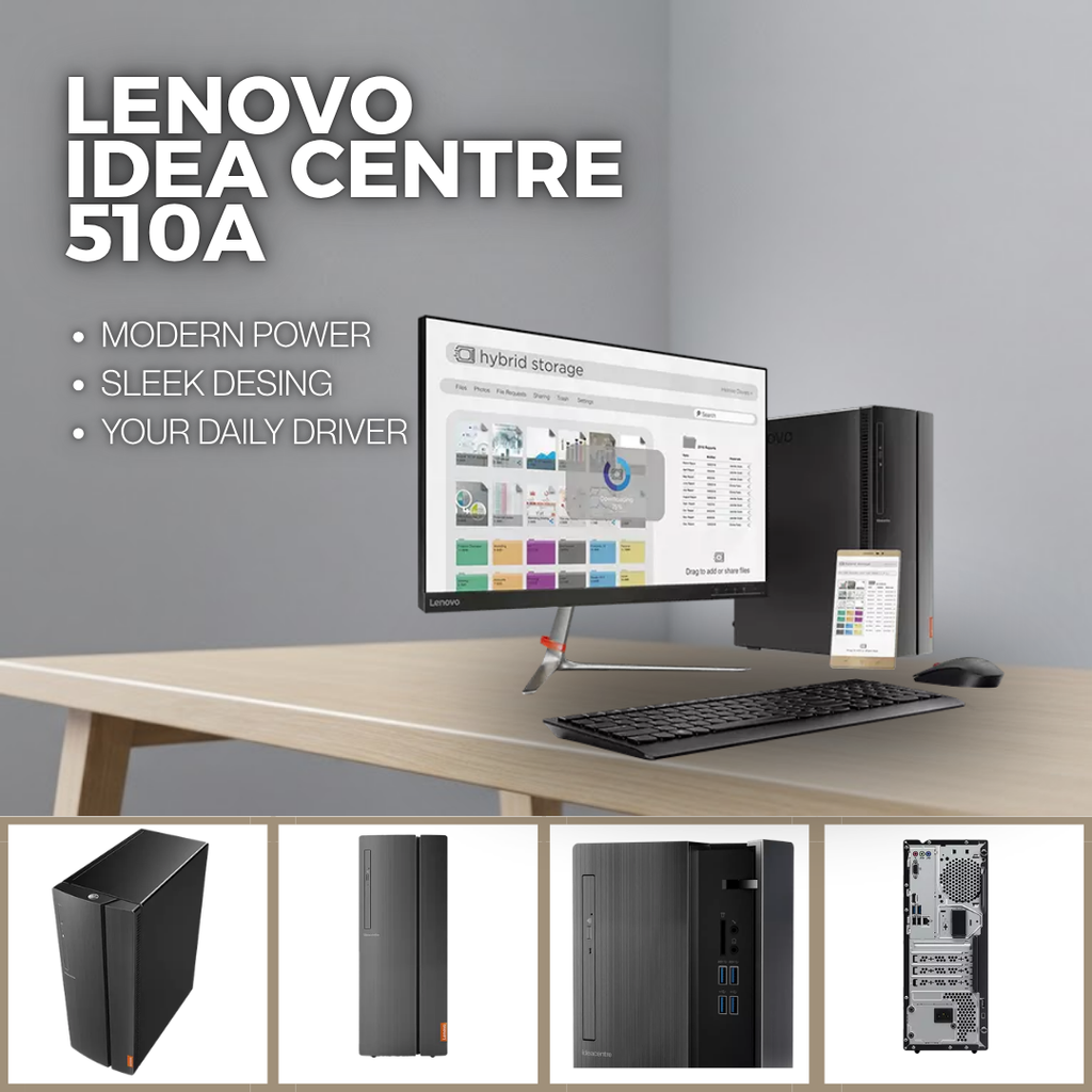 Lenovo IdeaCentre 510A Tower | PC de Escritorio Rendimiento y Estilo