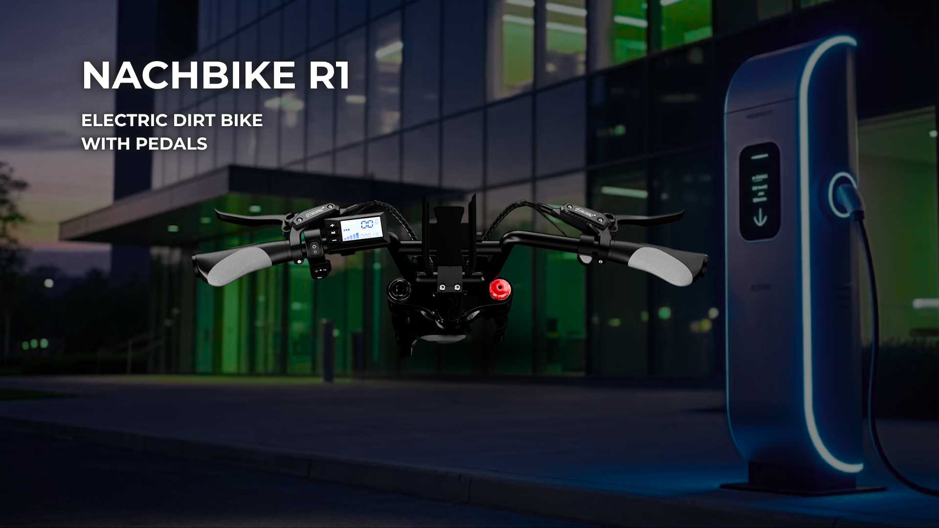 Nachbike R1 Electric Dirt Bike with Pedals
