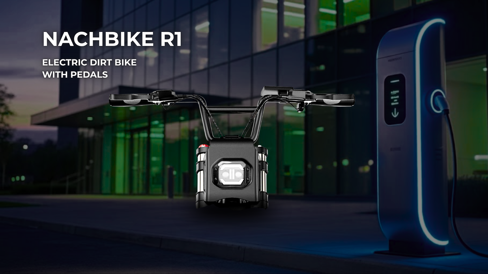 Nachbike R1 Electric Dirt Bike with Pedals