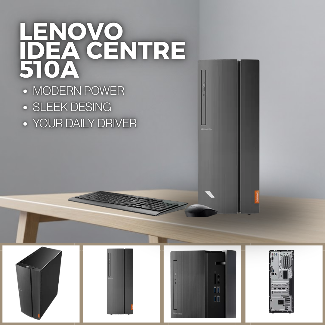 Lenovo IdeaCentre 510A Tower | PC de Escritorio Rendimiento y Estilo