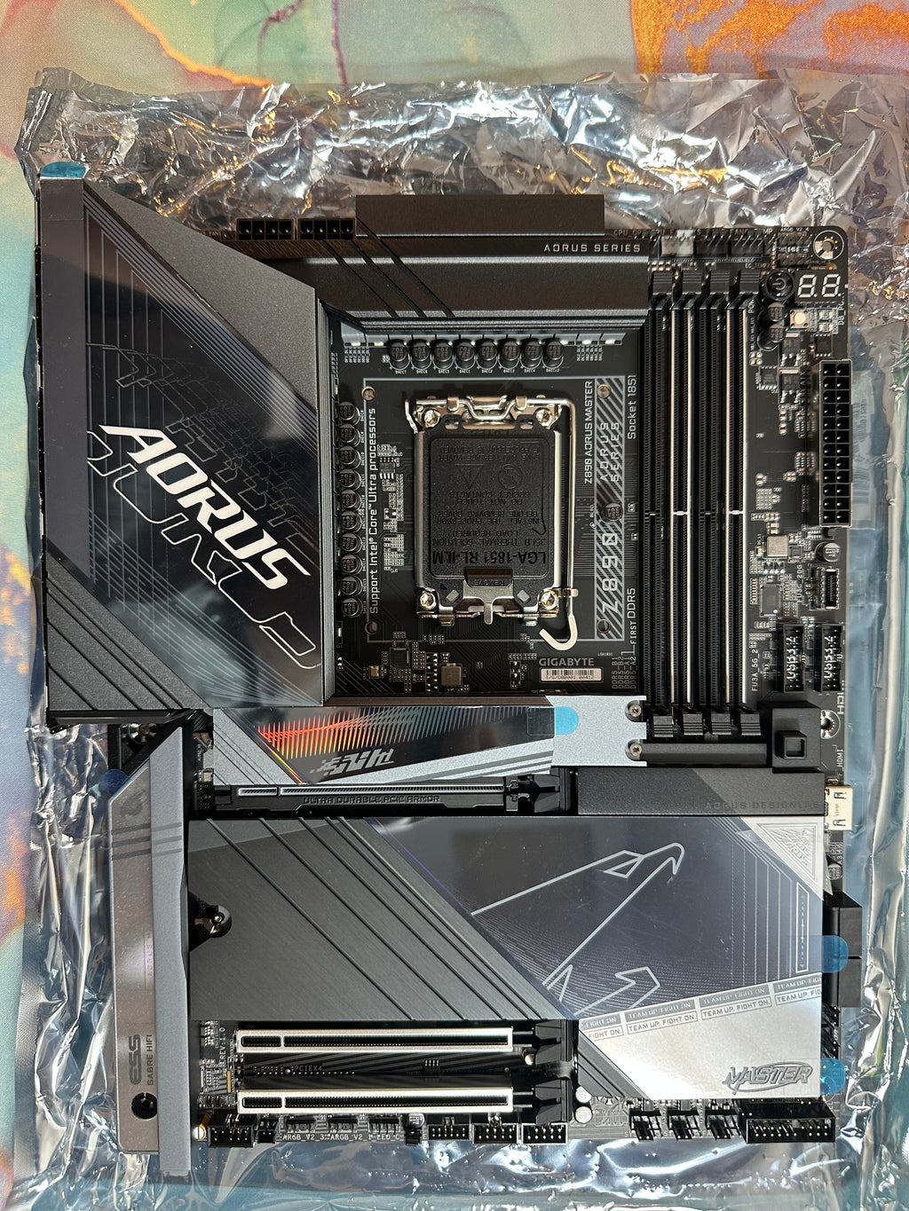 Gigabyte Z890 Aorus Master Wi-Fi 7 (intel) LGA 1851 motherboard - Open Box