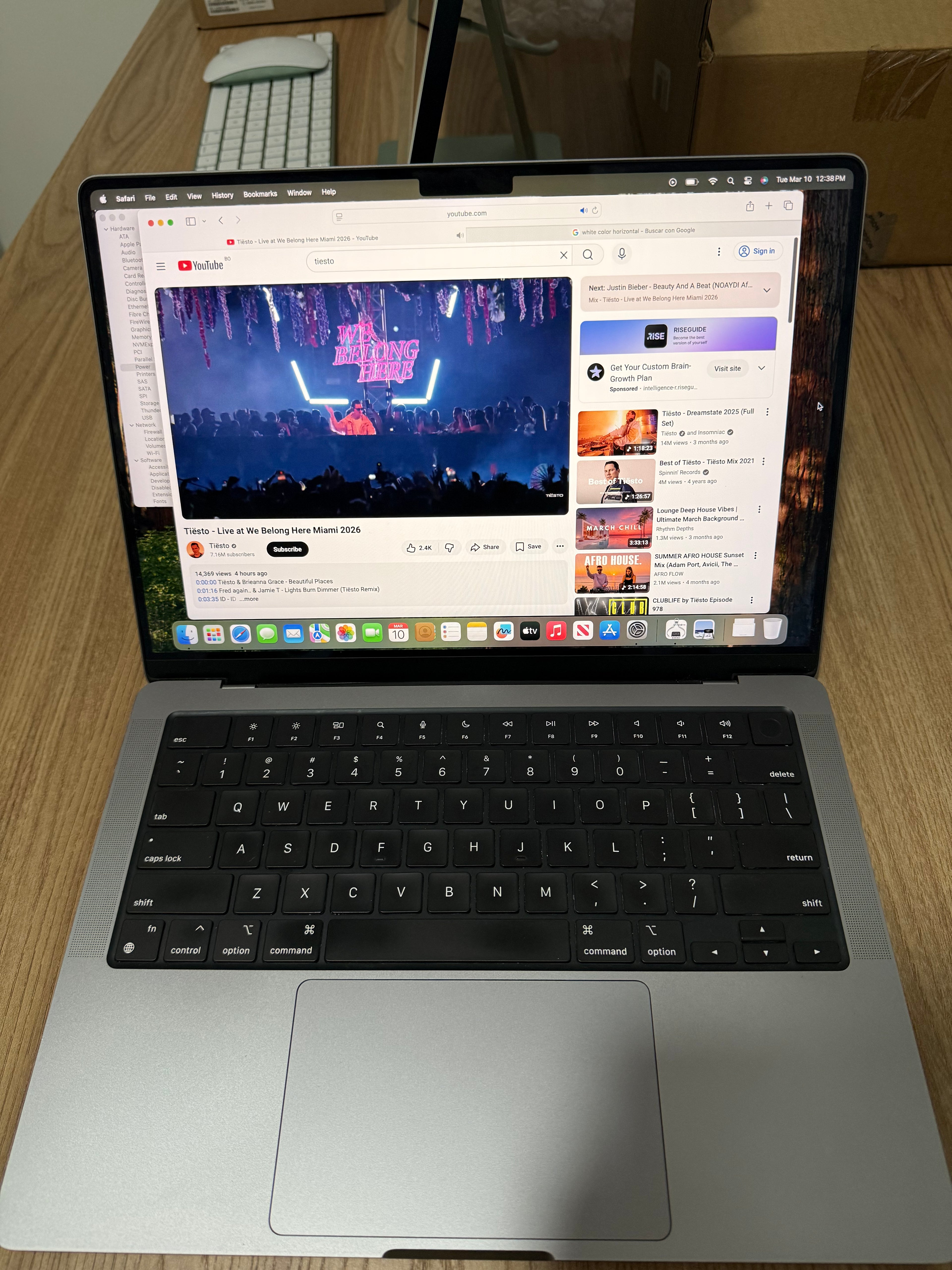 MacBook Pro M1 Pro 14" 16RAM / 512Gb Silver (Clasificación B)